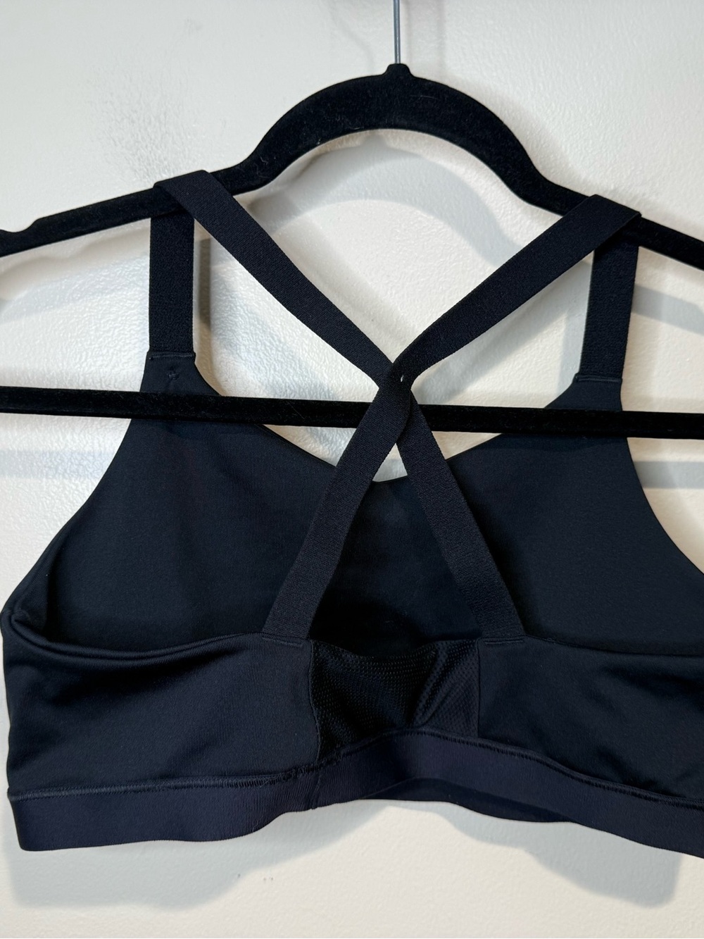 NIKE team impact Strappy sports bra size XL black - Picture 3 of 5
